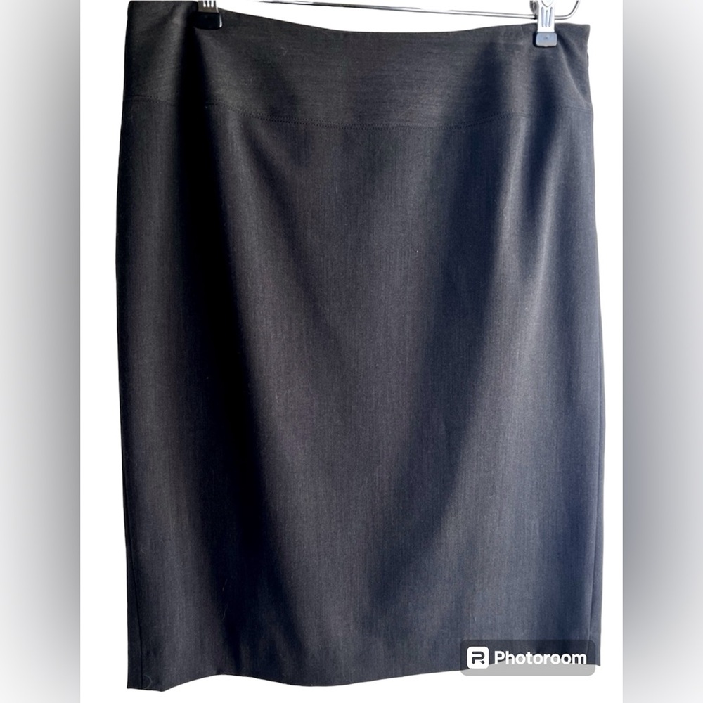 ALFANI Pencil Skirt, Lined, Knee length, Gray Size 10